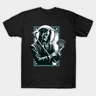 Gambling meme grim reaper death T-Shirt